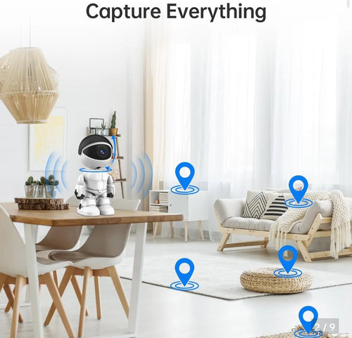 3MP 5G & 2.4G WiFi Indoor PTZ Security Camera – Auto Motion Detection